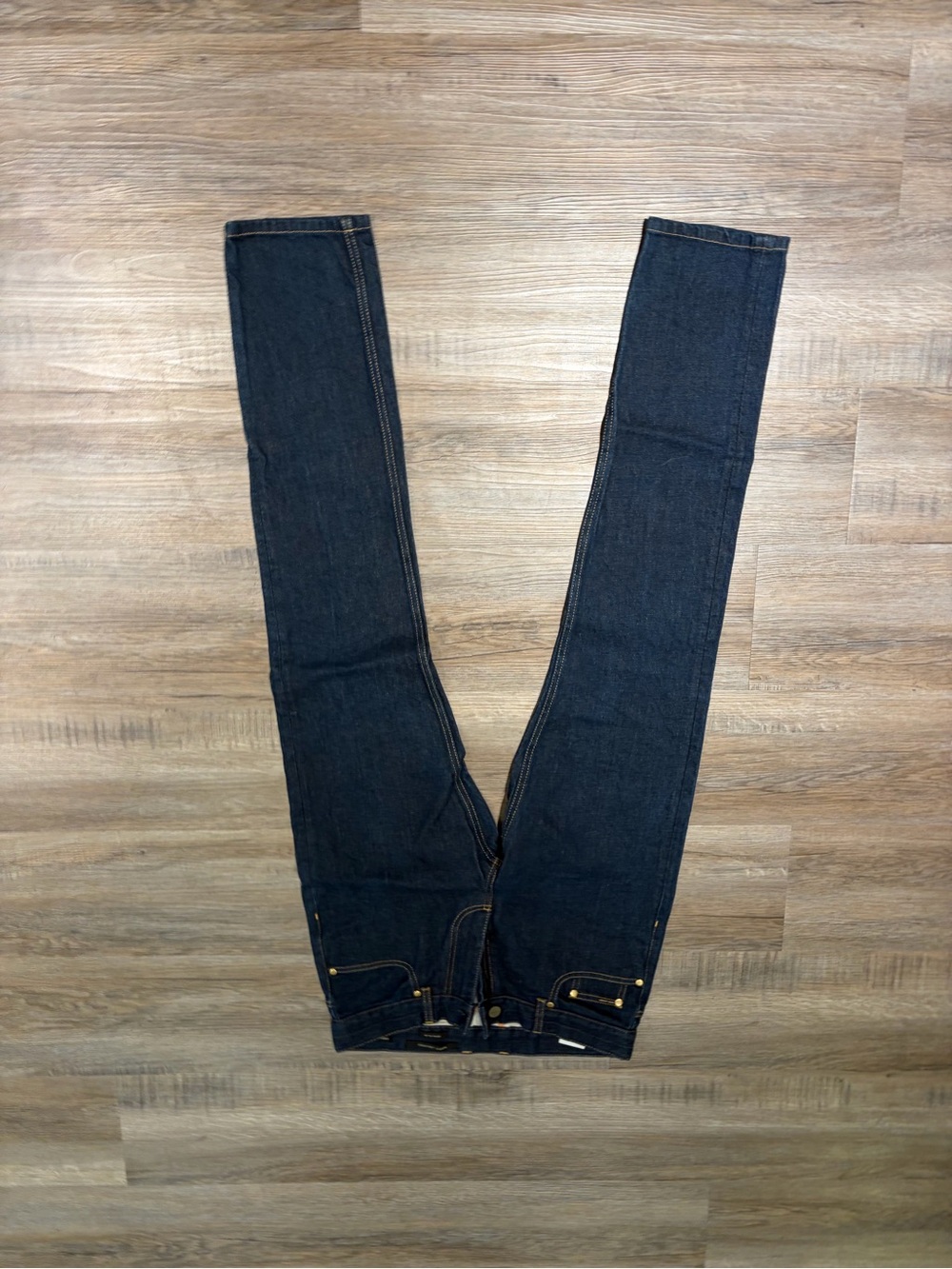 Marc Jacobs Dark Indigo Skinny Jeans with Contrast Stitching